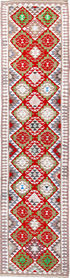 Vintage Kilim Runner Rug (3' x 13')